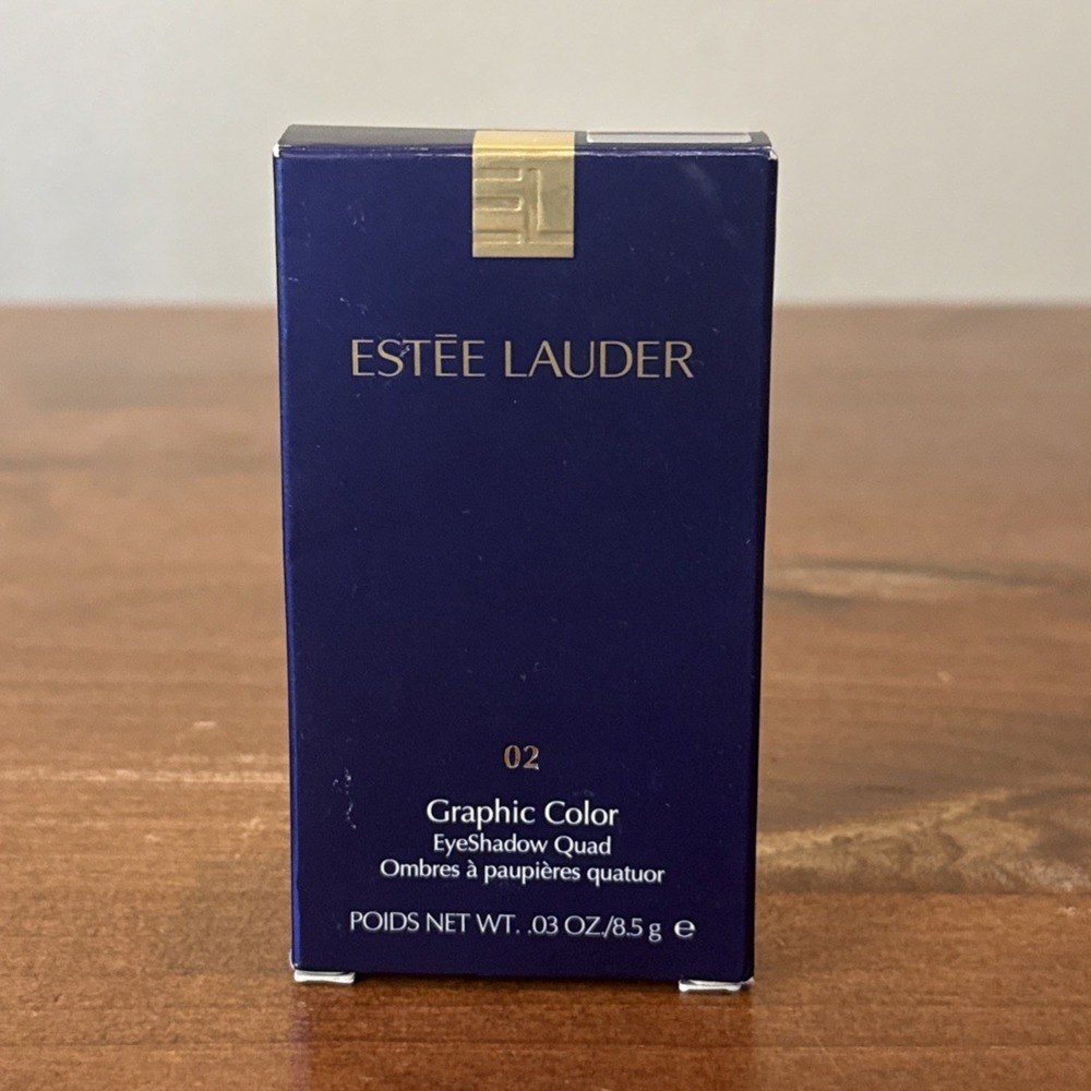Estee Lauder Graphic Color 02 EyeShadow Quad Lovely Grey